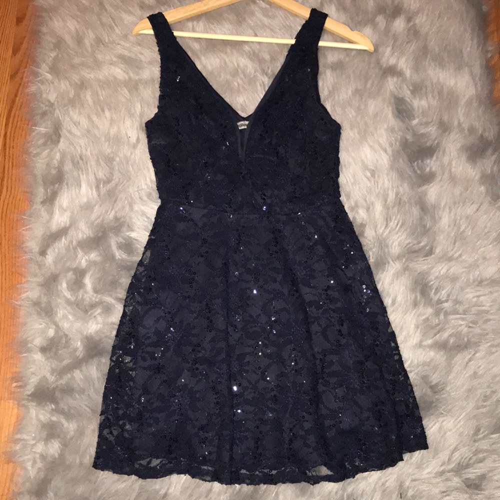 Navy Blue mini dress